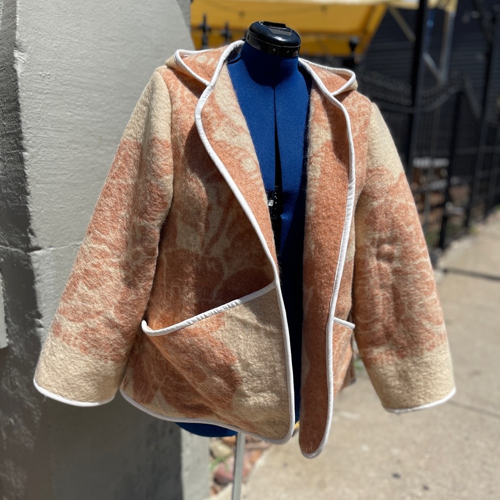 Custom Vintage Wool Blanket Coat